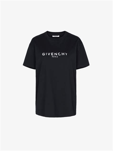 givenchy paris vintage oversized t shirt|givenchy t shirt size chart.